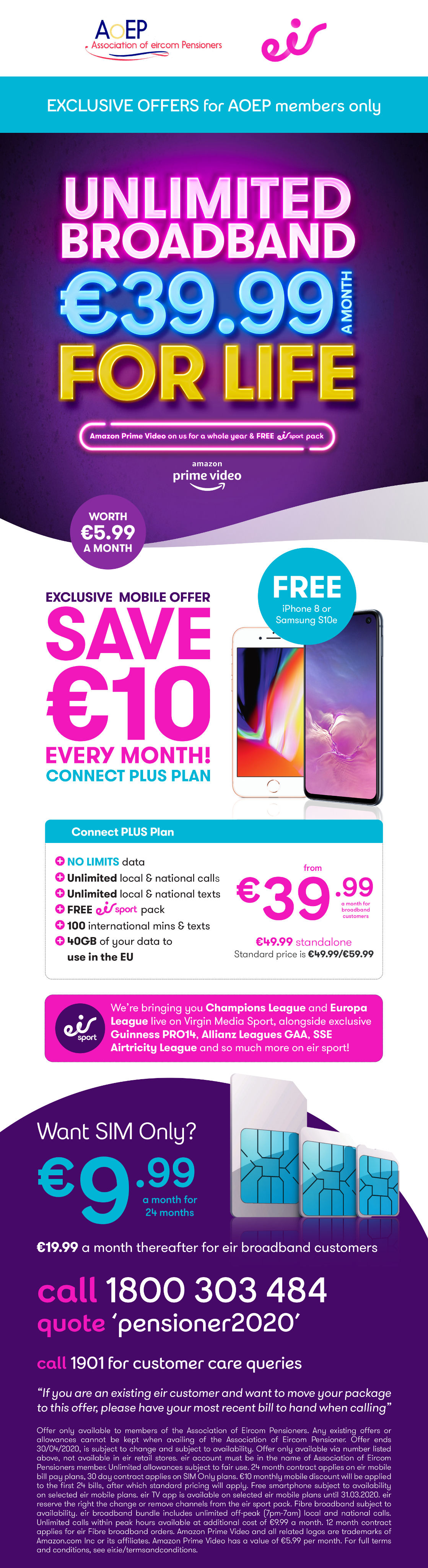 eir Broadband package